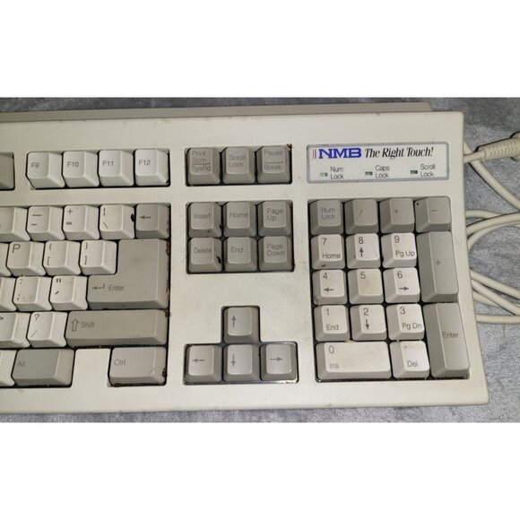VINTAGE NetWare Keyboard RT6855T+ P/N 120153-003 NMB The Right Touch! Tested! - Picture 5 of 12